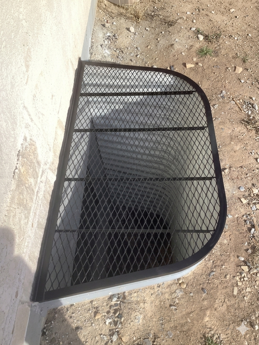 Custom Steel Window Well Cover in Utah