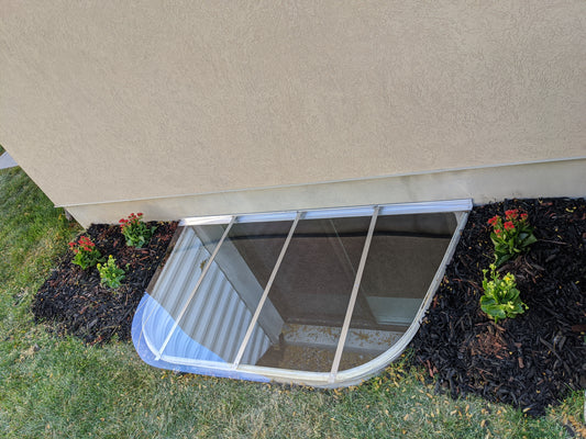 Affordable Polycarbonate Window Well Cover in Utah